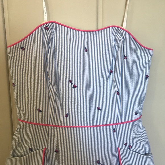 Lilly Pulitzer Ladybug Seersucker Dress Sz. 2 - Picture 3 of 7